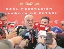 Javier Tebas ha estado encima del City. AFP/O. Del Pozo