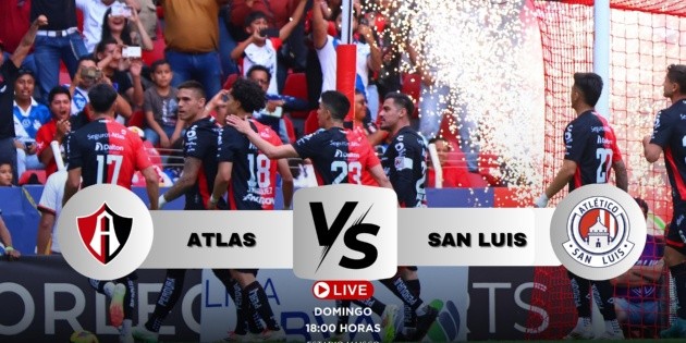 Atlas vs San Luis: EN VIVO, dónde ver el partido de la J10, Clausura ...