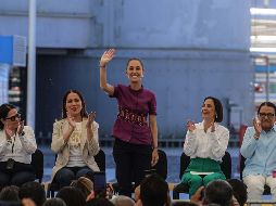 Claudia Sheinbaum. La Presidenta destacó el fortalecimiento de la CFE durante  los sexenios de la 4T. SUN/G. Pano