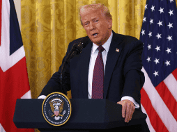 El 20 de enero de 2025, el presidente declaró una emergencia nacional debido al aumento de inmigración ilegal y tráfico de drogas en la frontera Sur. EFE/W. OLIVER