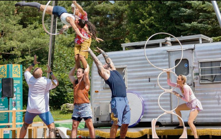 La compañía de circo contemporáneo, Vague de Cirque, ofrecerá el montaje “Efímero”. ESPECIAL