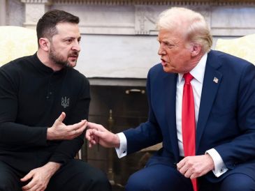 Zelenski también reafirmó la disponibilidad de Ucrania a firmar el acuerdo económico propuesto por Washington. EFE/J. LO SCALZO