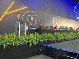 Pablo Lemus mandó un mensaje de unidad, entre gobierno federal y estatal, frente a los aranceles impuestos por Estados Unidos. EL INFORMADOR / J. Velazco