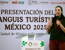 La secretaria de Turismo aseguró que el sector ha logrado cifras récord. EFE/ J. Méndez