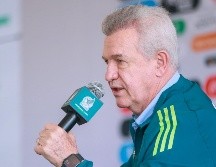 Javier Aguirre durante una conferencia de prensa previa al Final Four de la Liga de Naciones de la Concacaf. IMAGO7 / E. Sánchez