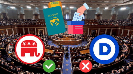 En Estados Unidos, los Republicanos avanzan con proyecto de ley que obliga a los votantes a demostrar su ciudadanía. EFE/JL. Scalzo/CANVA.