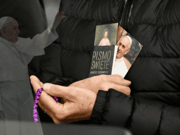 El Papa Francisco, de 88 años y que cumple su vigésimo día internado en el hospital Gemelli de Roma.