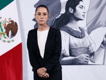 Claudia Sheinbaum dice que primero esperará la llamada del jueves con Donald Trump, con la expectativa de que se suspendan los aranceles de aquí al domingo. SUN / D. S. Sánchez