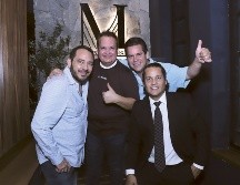 Héctor Estrada, César Vallejo, Carlos y Jorge Anaya. GENTE BIEN JALISCO/ Claudio Jimeno