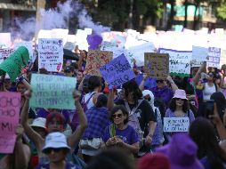En Guadalajara, la red YoVoy8M convocó a realizar diversas actividades en relación con el 8M y a una marcha pacífica compuesta por diversas colectivas. EL INFORMADOR/ ARCHIVO.