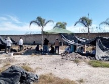 Entre los hallazgos se encontró una especie de bodega en la que al parecer se entrenaba a las víctimas. ESPECIAL/ Guerreros Buscadores de Jalisco