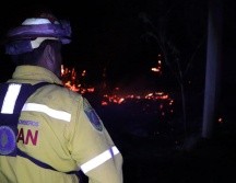 El fuego fue declarado controlado a las 22:00 horas. CORTESÍA/Protección Civil Zapopan