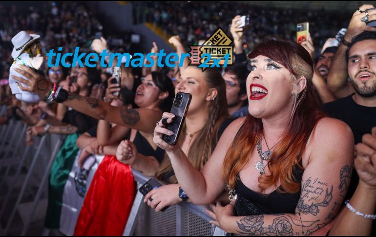 Estos son todos los conciertos que aplican al 2x1 en Ticketmaster para hoy jueves 6 de marzo. EL INFORMADOR / ARCHIVO