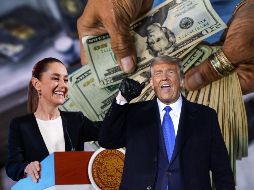 El peso mexicano se fortaleció ante el dólar tras una llamada entre Claudia Sheinbaum y Donald Trump. ESPECIAL / EL INFORMADOR, SUN y AP