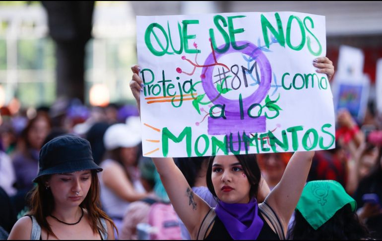 Consejos para cuidar tu seguridad en la marcha del 8M. EL INFORMADOR/ ARCHIVO