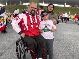 Jesús Castillo se dio cita en el estadio AKRON para apoyar al Rebaño en el juego contra el América. EL INFORMADOR/ A. GARCÍA.
