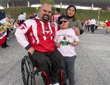 Jesús Castillo se dio cita en el estadio AKRON para apoyar al Rebaño en el juego contra el América. EL INFORMADOR/ A. GARCÍA.