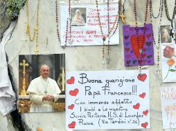 El papa Francisco cumple 24 días ingresado en el hospital Gemelli de Roma. EFE / F. CIMAGLIA