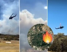 Estas son las zonas afectadas por el incendio en La Primavera hoy lunes 10 de marzo. ESPECIAL / Protección Civil Jalisco