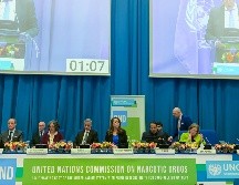 En 2024 la ONUDD apoyó la incautación de más de 300 toneladas de cocaína, 240 toneladas de drogas sintéticas y 100 toneladas de precursores químicos. EFE / O. Castrillo
