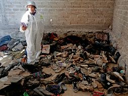 El colectivo Guerreros Buscadores de Jalisco hizo el hallazgo la semana anterior. AFP