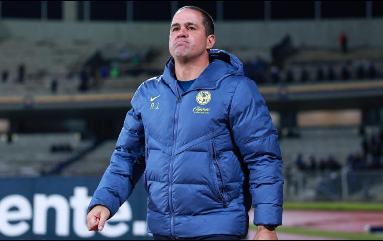 Andre Jardine, director técnico del América, durante un partido correspondiente a la Liga MX. IMAGO7