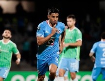 Ángel Sepúlveda anotó el segundo gol del Cruz Azul por la vía penal. EFE/J. Méndez