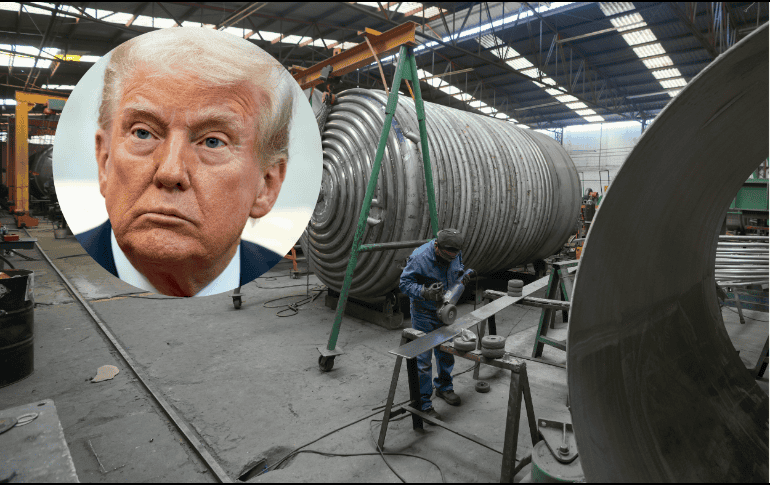 Los aranceles de 25% al acero y aluminio entraron en vigor en el primer minuto de este 12 de marzo, lo que afectará a todos sus derivados. AP/ARCHIVO EFE/B. CASH/POOL