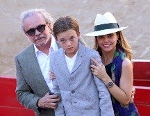 Luis Larios, Cristóbal Gómez España y Renata Larios en la corrida de rejones en la octava corrida de la temporada y despedida de Pablo Hermoso de Mendoza. GENTE BIEN JALISCO / C. Jimeno