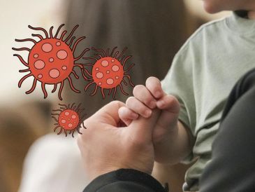 Niños menores de 5 años, los más contagiados por sarampión. AP / ARCHIVO