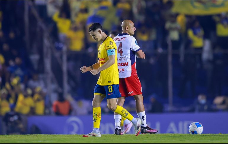 “Chicharito” jamás ha podido festejar una diana ante el América. IMAGO7.