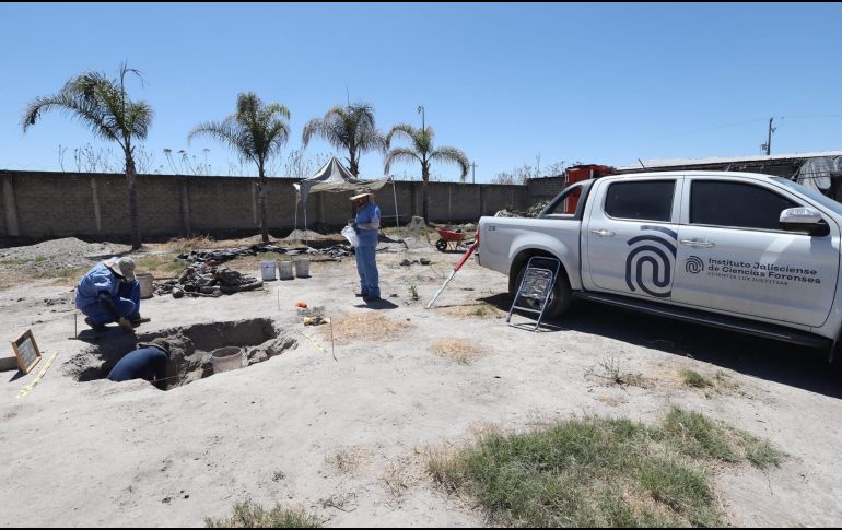 El colectivo Guerreros Buscadores de Jalisco intervino el pasado 03 de marzo encontrando cuatro hornos clandestinos y restos óseos. CORTESÍA