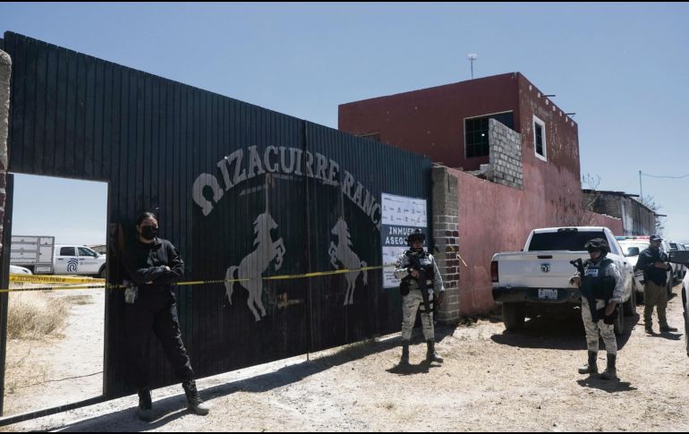 El lugar permanecerá bajo resguardo de elementos de seguridad pública. AP