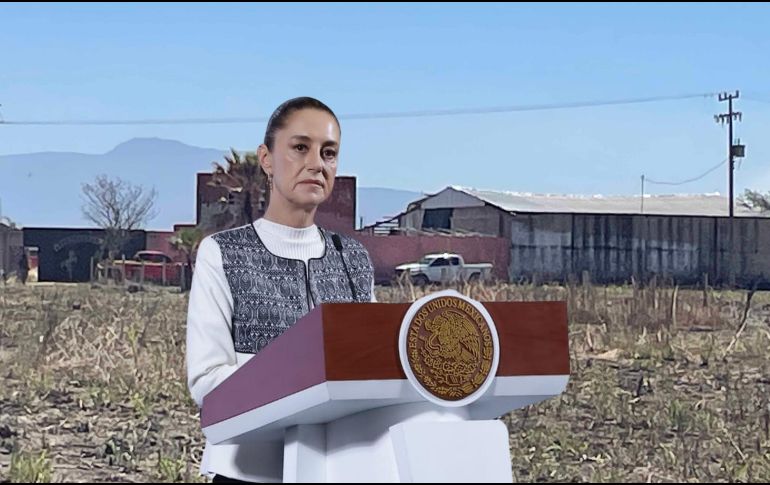 Claudia Sheinbaum desestimó este viernes la existencia de un campo de exterminio en el rancho Izaguirre, en Teuchitlán, Jalisco. ESPECIAL, SUN / F. Rojas y SUN