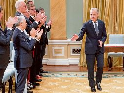 Su regreso a la política canadiense fue promovido por Justin Trudeau, quien inicialmente buscaba sumarlo como titular de Finanzas. Hoy es el primer ministro. EFE
