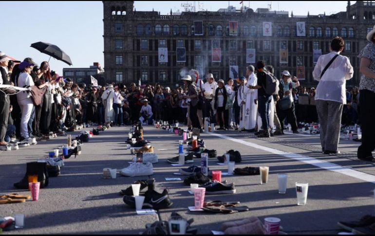 Los colectivos lamentaron que sólo las familias asumen la responsabilidad y la carga de la búsqueda de personas desaparecidas. SUN/F. ROJAS
