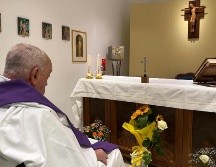 Vaticano difunde foto del papa Francisco tras 31 días hospitalizado. EFE / OFICINA DE PRENSA DEL VATICANO