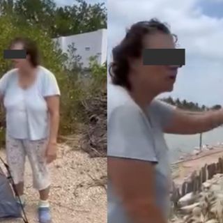 Extranjera lanza huevos a automóvil de familia en Yucatán