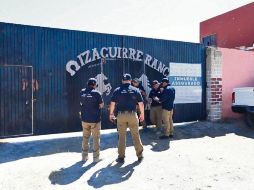 La propiedad fue asegurada por la fiscalía del Estado para realizar la investigación. ESPECIAL