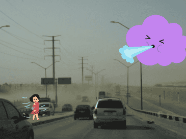 En algunas zonas del país la fuerza de los vientos oscilará desde 15 hasta los 70 km/h con rachas desde 30 hasta 80 km/h con posibles tolvaneras. SUN / ARCHIVO / CANVA