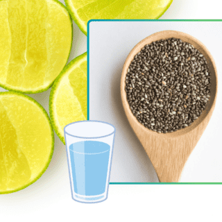 ¿Cuáles son los beneficios de agregar chía al agua de limón?