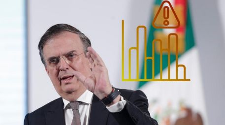 Marcelo Ebrard habló de la posibilidad de que México sufra una recesión económica. EFE / ARCHIVO