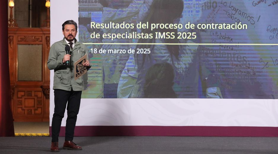 Más de 9 mil médicas y médicos fueron contratados en “Feria de Reclutamiento IMSS 2025”. ESPECIAL