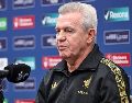 Javier Aguirre durante la conferencia de prensa previa al partido ante Canadá. IMAGO7 / E. Espinoza