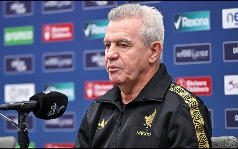 Javier Aguirre durante la conferencia de prensa previa al partido ante Canadá. IMAGO7 / E. Espinoza