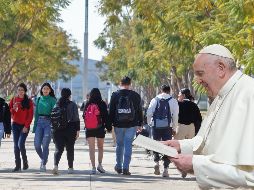 Papa Francisco manda mensaje a los jóvenes desde el hospital Gemelli. EL INFORMADOR / EFE / ARCHIVO