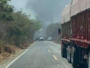 CASIMIRO CASTILLO. Se reportan bloqueos en el municipio del Sur de Jalisco. ESPECIAL