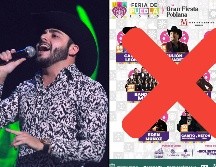 Cancelan presentación de Gerardo Ortiz en la Feria de Puebla unas horas después de anunciarla. NTX / ARCHIVO / ESPECIAL / FACEBOOK MV Entertainment