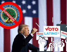 Voto Latino condena el desmantelamiento de la Educación de EEUU y llama a una movilización. ARCHIVO/AFP/S. Loeb/CANVA.