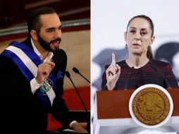 Sheinbaum reacciona a la crítica que hizo el mandatario de El Salvador sobre México. EFE / S. GUTIÉRREZ / ARCHIVO